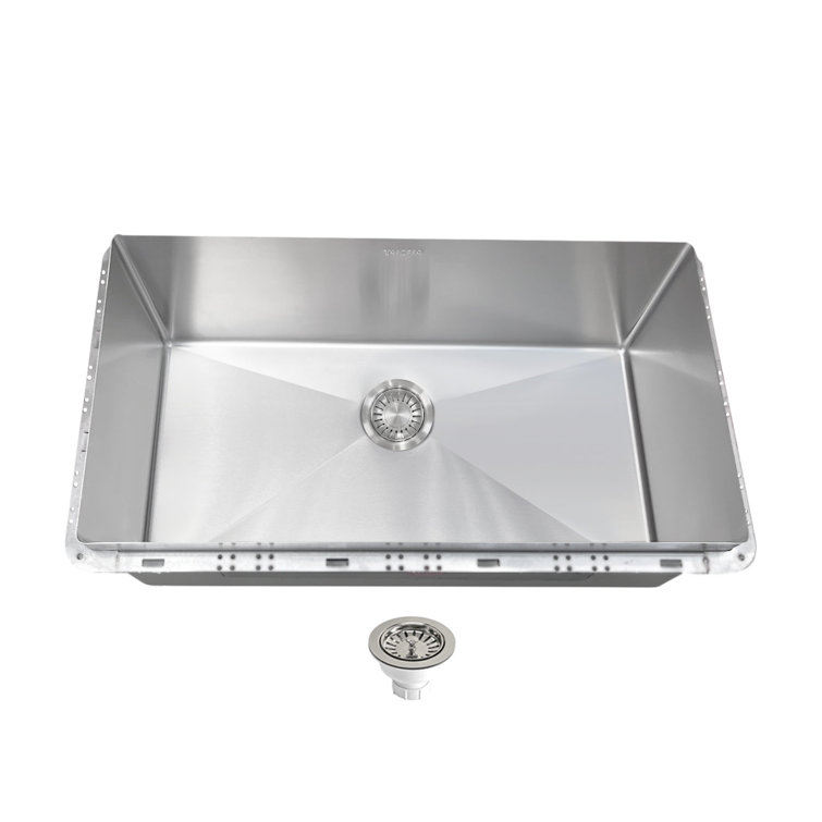 TopZero 32"L x 18"W Flush Mount Kitchen Sink Wayfair